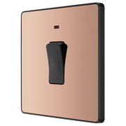 BG Electrical Evolve Polished Copper - 20A, double pole, with indicator