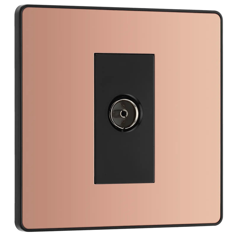 BG Electrical Evolve Polished Copper - Single, co-axial
