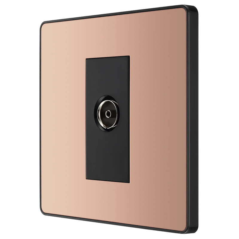 BG Electrical Evolve Polished Copper - Single, co-axial