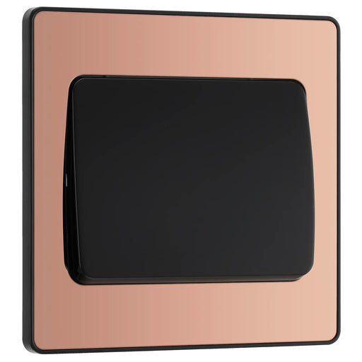 BG Electrical Evolve Polished Copper - Single, 2 way switch, wide rocker