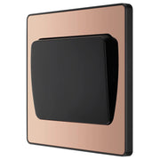 BG Electrical Evolve Polished Copper - Single, 2 way switch, wide rocker