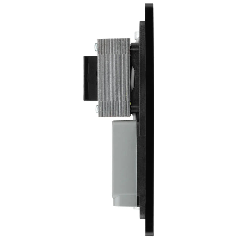 BG Electrical Evolve Polished Copper - 115/240V dual voltage shaver socket