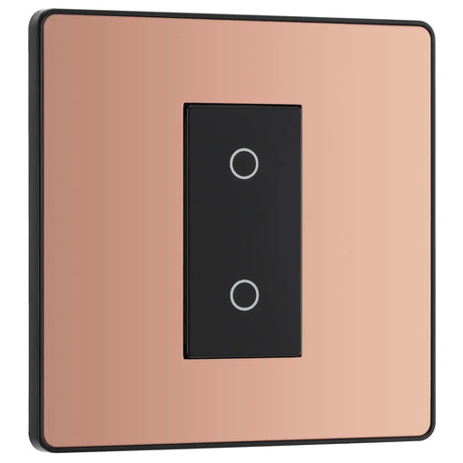 BG Electrical Evolve Polished Copper - Single, 2 way touch, 200W, secondary
