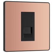BG Electrical Evolve Polished Copper - Single, telephone socket, secondary