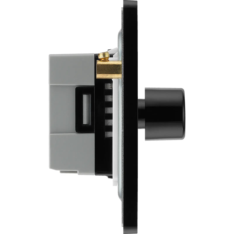 BG Electrical Evolve Polished Copper - Triple, 2 way push 200W