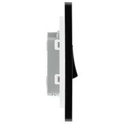 BG Electrical Evolve Satin Brass - Single, 2 way switch
