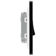 BG Electrical Evolve Satin Brass - Double, 2 way switch