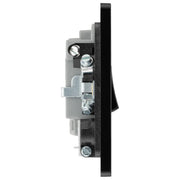 BG Electrical Evolve Satin Brass - Switched and fused with indicator