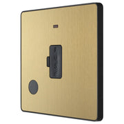 BG Electrical Evolve Satin Brass - Unswitched and fused