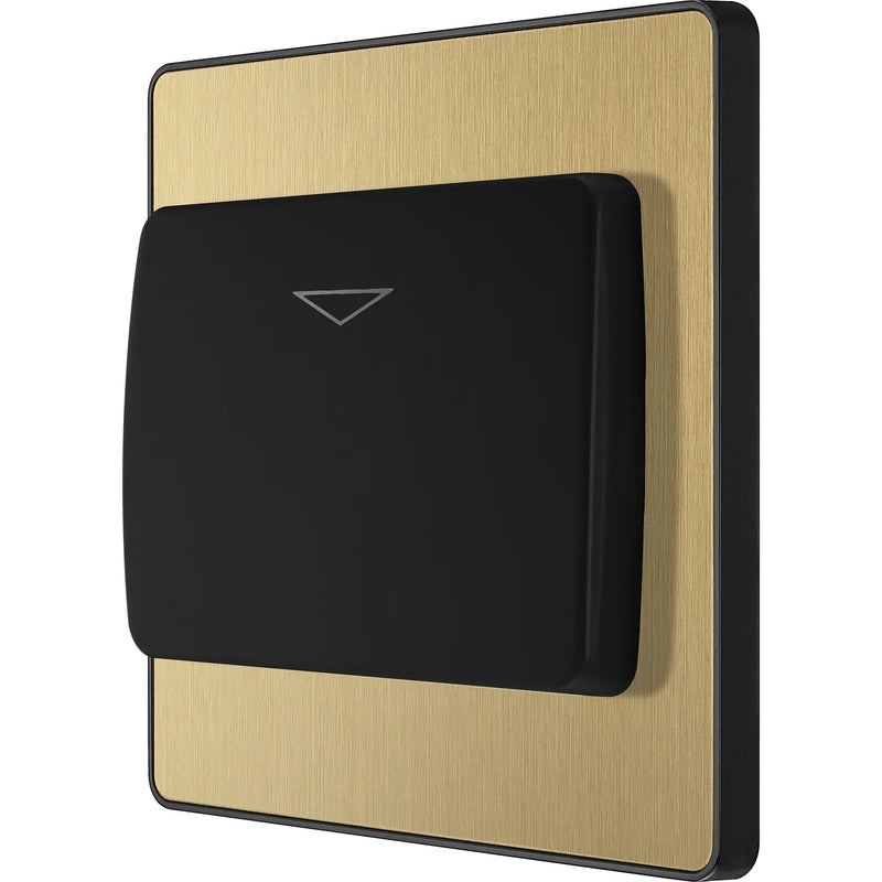 BG Electrical Evolve Satin Brass - Hotel key card switch