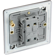 BG Electrical Flatplate Screwless Black Nickel - Intermediate switch