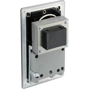 BG Electrical Flatplate Screwless Black Nickel - 115/240V dual voltage shaver socket