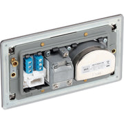 BG Electrical Flatplate Screwless Black Nickel - Quadplex 2 x sat, BT outlet and co-ax returned - screened
