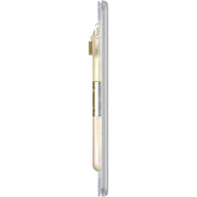 BG Electrical Flatplate Screwless Brushed Steel - Single, blank plate