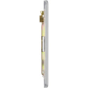 BG Electrical Flatplate Screwless Brushed Steel - Double, blank plate