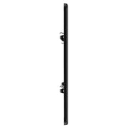 BG Electrical Flatplate Screwless Matt Black - 3 module - rectangular