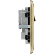 BG Electrical Nexus Metal Antique Brass - Double, switched, single pole