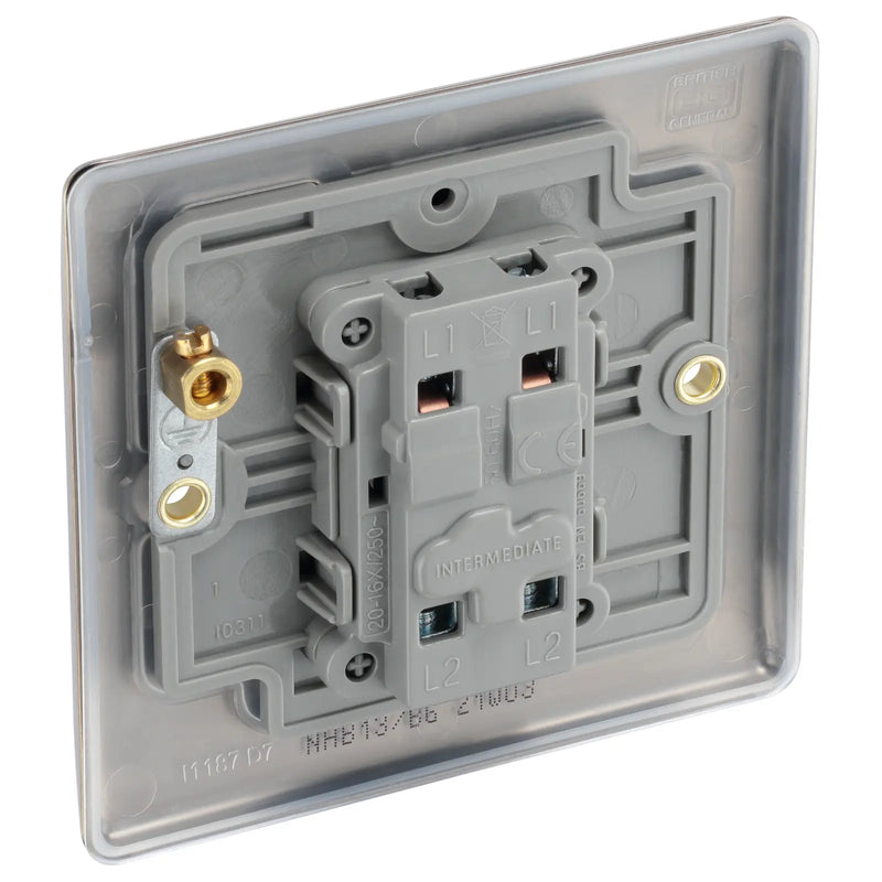 BG Electrical Nexus Metal Antique Brass - Intermediate switch