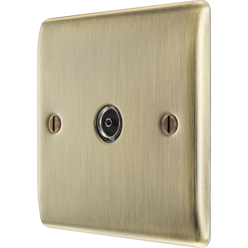 BG Electrical Nexus Metal Antique Brass - Single, co-axial