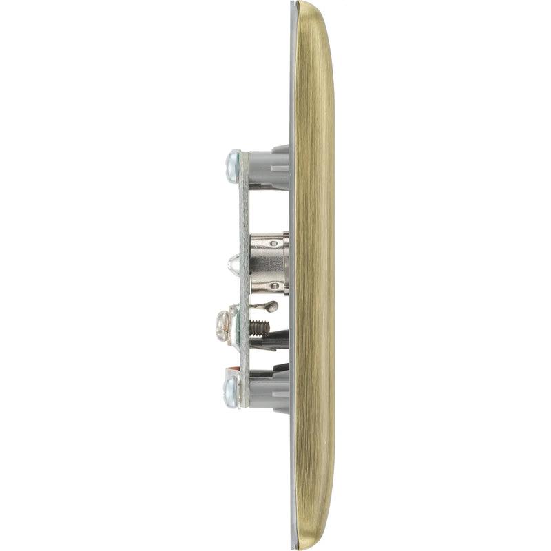BG Electrical Nexus Metal Antique Brass - Single, co-axial