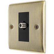 BG Electrical Nexus Metal Antique Brass - Single satellite