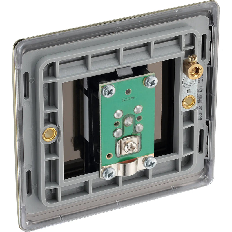 BG Electrical Nexus Metal Antique Brass - Single satellite