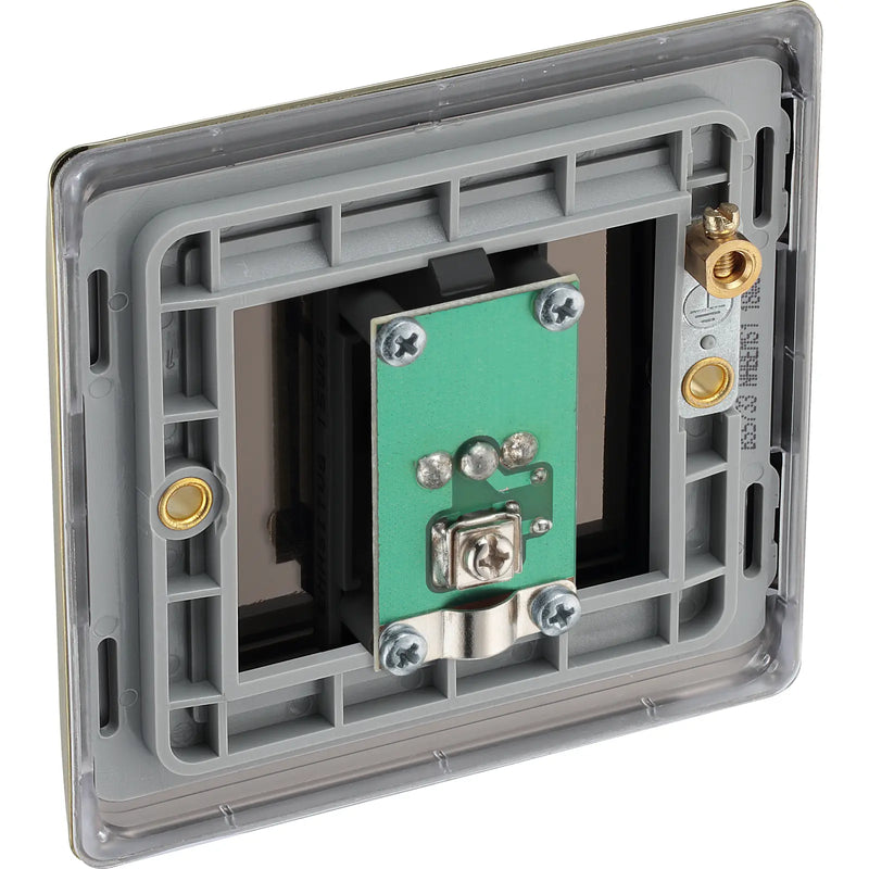 BG Electrical Nexus Metal Antique Brass - Single isolated, co-axial