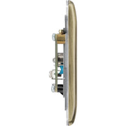 BG Electrical Nexus Metal Antique Brass - Single isolated, co-axial