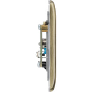 BG Electrical Nexus Metal Antique Brass - Double isolated, co-axial