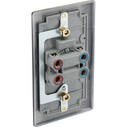 BG Electrical Nexus Metal Antique Brass - 45A, double pole, large plate, with indicator