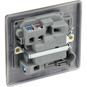 BG Electrical Nexus Metal Antique Brass - Switched and fused with indicator