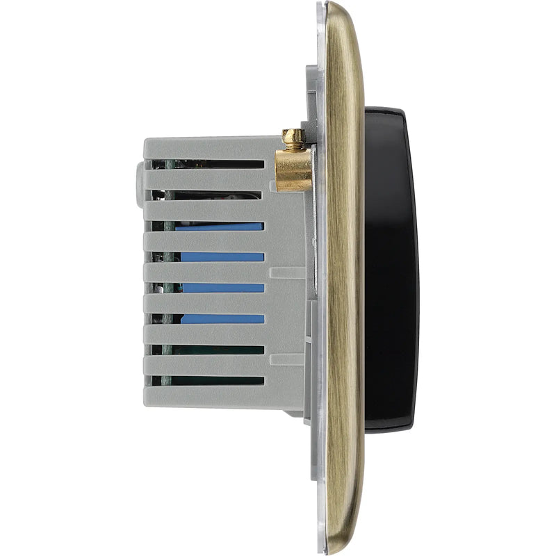 BG Electrical Nexus Metal Antique Brass - Hotel key card switch