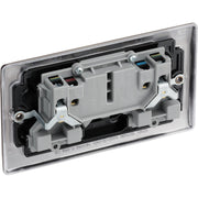 BG Electrical Nexus Metal Black Nickel - Double switched, double pole