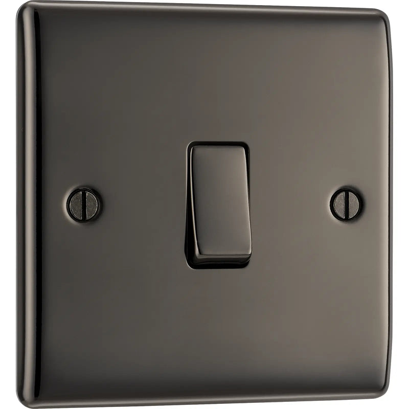 BG Electrical Nexus Metal Black Nickel - Single, 2 way switch