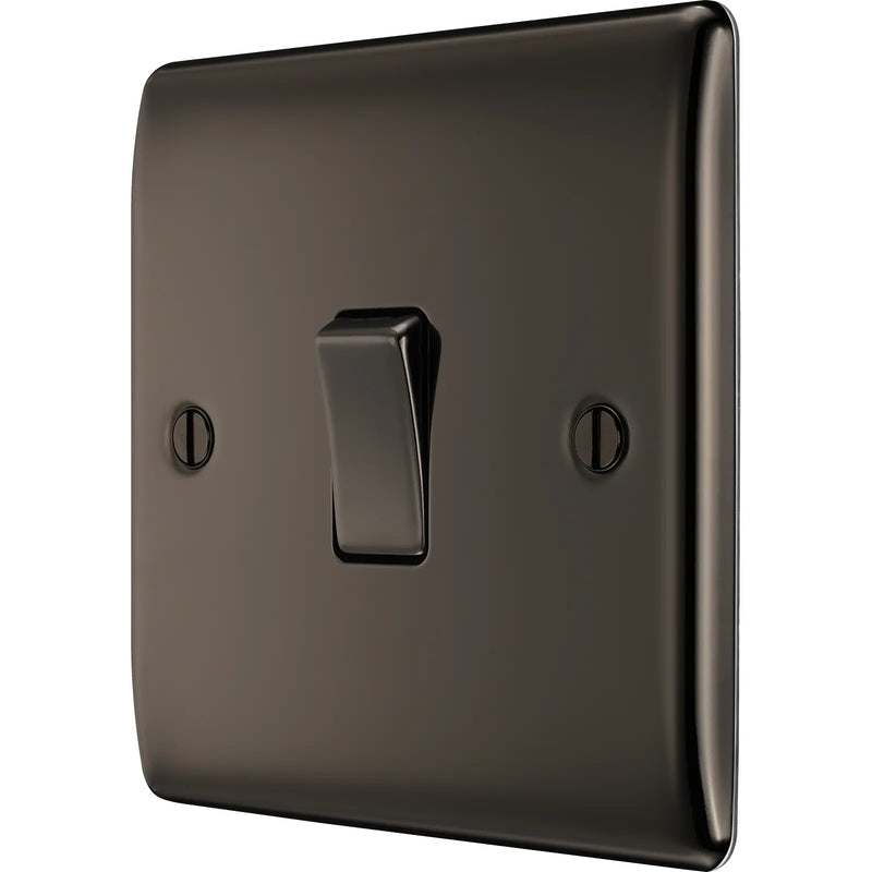 BG Electrical Nexus Metal Black Nickel - Single, 2 way switch