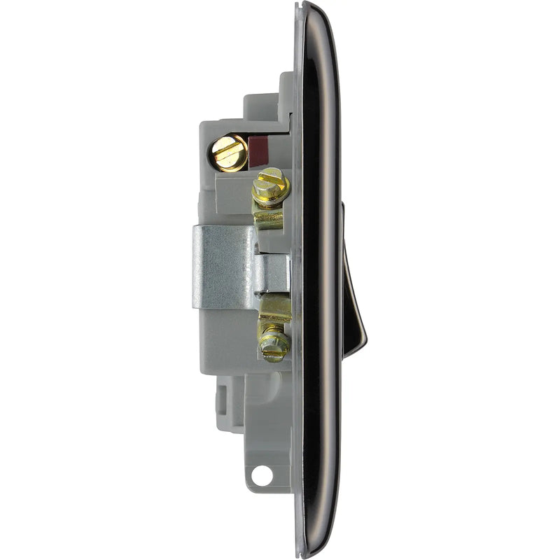 BG Electrical Nexus Metal Black Nickel - Switched and fused