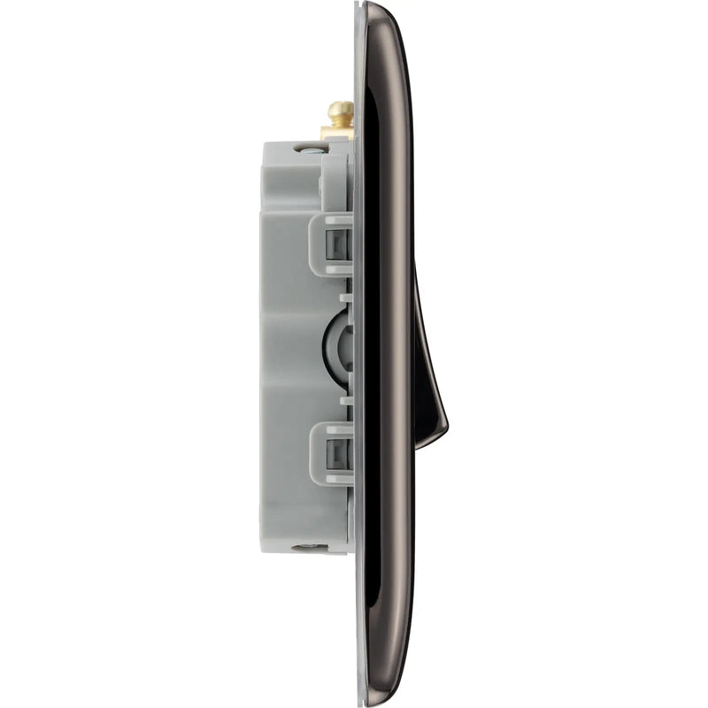 BG Electrical Nexus Metal Black Nickel - Triple, 2 way switch