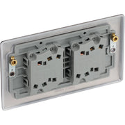 BG Electrical Nexus Metal Black Nickel - Quadruple, 2 way switch