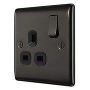 BG Electrical Nexus Metal Black Nickel - Single switched, double pole