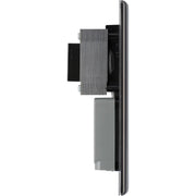 BG Electrical Nexus Metal Black Nickel - 115/240V dual voltage shaver socket