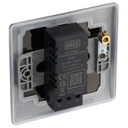 BG Electrical Nexus Metal Black Nickel - Single, 2 way push 200W