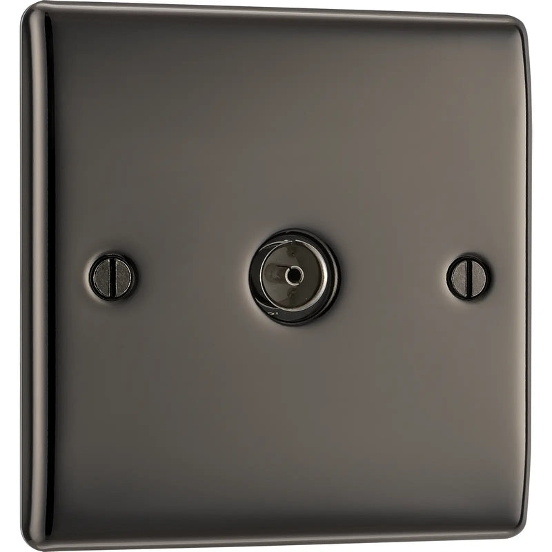 BG Electrical Nexus Metal Black Nickel - Single, co-axial