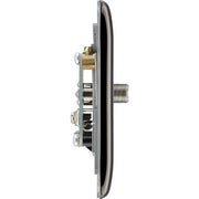 BG Electrical Nexus Metal Black Nickel - Double, satellite and co-axial