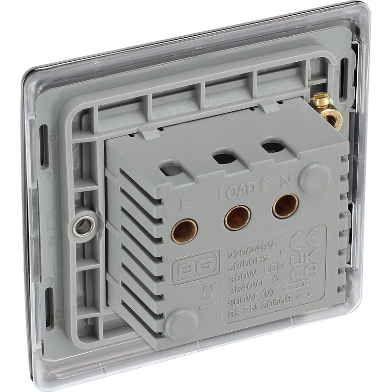 BG Electrical Nexus Metal Black Nickel - Hotel key card switch