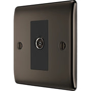 BG Electrical Nexus Metal Black Nickel - Single, isolated, co-axial