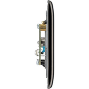 BG Electrical Nexus Metal Black Nickel - Double, isolated, co-axial