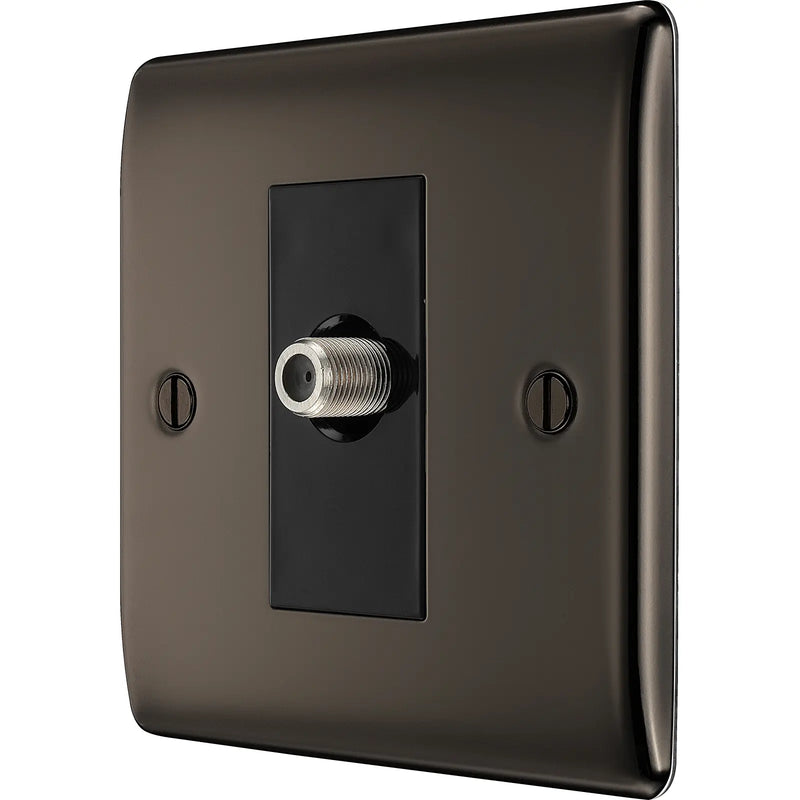 BG Electrical Nexus Metal Black Nickel - Single, satellite