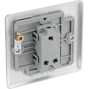 BG Electrical Nexus Metal Brushed Steel - Single, 2 way switch