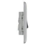 BG Electrical Nexus Metal Brushed Steel - Intermediate switch