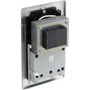 BG Electrical Nexus Metal Brushed Steel - 115/240V dual voltage shaver socket